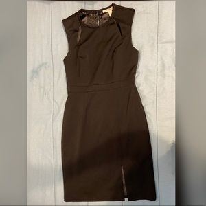 Black knee length cut out Forever 21 dress